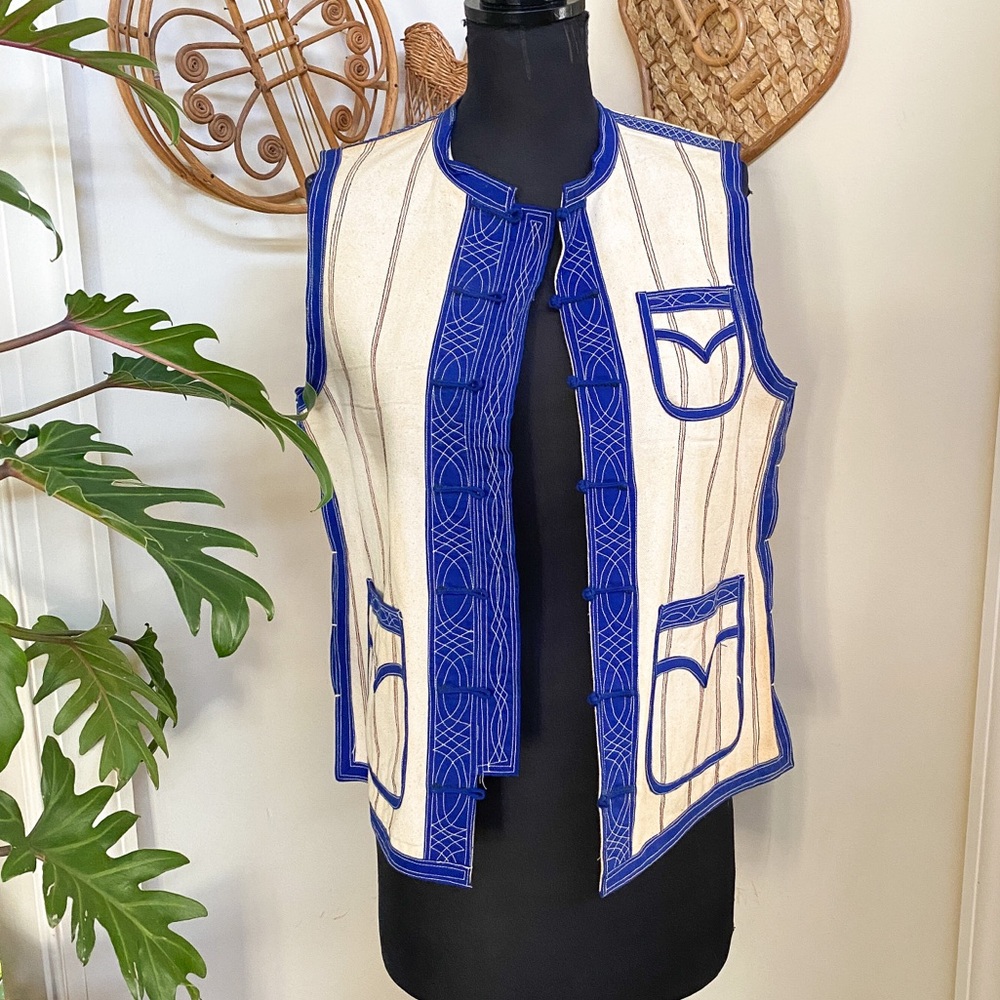SOLD Vintage Homemade Vest 1950s Costume - Picture 1 of 8